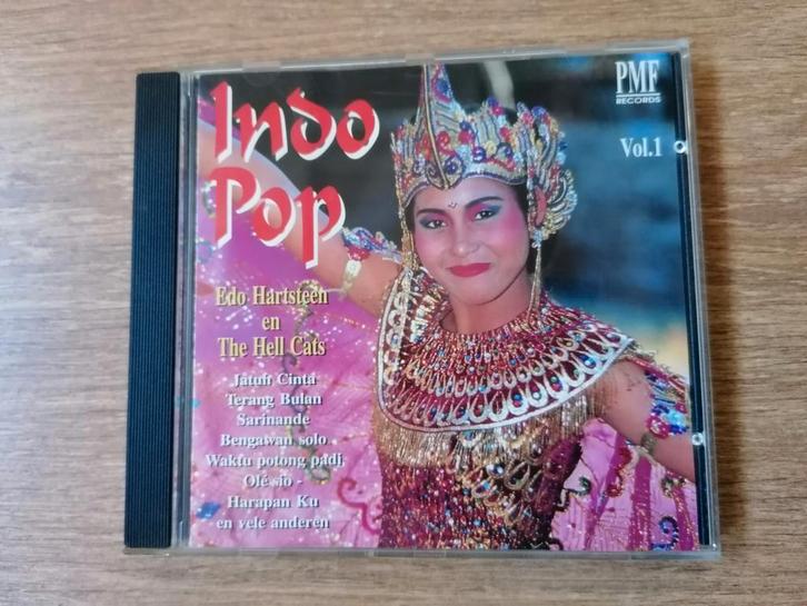 Indo Pop Vol. 1 CD - Edo Hartsteen & The Hell Cats, Cd's en Dvd's, Cd's | Pop, Zo goed als nieuw, Voor 1960, Boxset, Ophalen of Verzenden