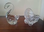 Glazen Zwaantje en Kinderwagen - Decoratief, Antiek en Kunst, Ophalen
