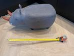 Neushoorn Poef / Kruk - 50cm - Nette Staat, Huis en Inrichting, Minder dan 50 cm, 50 tot 75 cm, Ophalen of Verzenden, Zo goed als nieuw