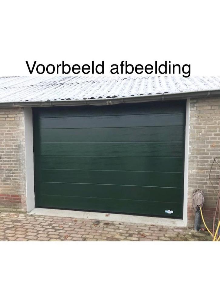 Overheaddeur, roldeur elektrisch groen 400x400 , Compleet, Doe-het-zelf en Verbouw, Rolluiken, Zo goed als nieuw, 200 cm of meer