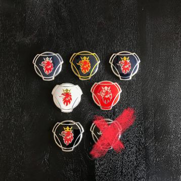 Scania logo/embleem beschikbaar voor biedingen