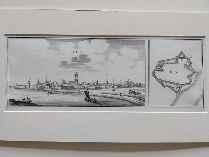 tiel.merian 1680, Antiek en Kunst, Kunst | Etsen en Gravures, Ophalen of Verzenden
