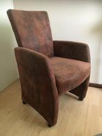 fauteuil relexstoel armleuning stof rijdbaar zit D48xZit H48, Huis en Inrichting, Fauteuils, Ophalen, Metaal, Gebruikt, Minder dan 75 cm