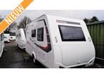 Sterckeman Easy Comfort 390 CP 2023, Caravans en Kamperen, Caravans, Treinzit, Dwarsbed, Bedrijf, Serviceluik