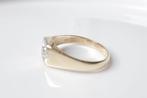 14K Gouden Desiree Ring met Diamant, 19 tot 20, Ophalen of Verzenden, Zo goed als nieuw, Met edelsteen