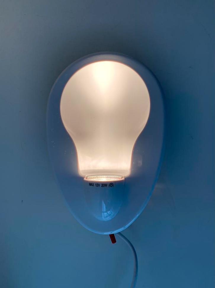 Ikea Lampis Illusion wandlamp , jaren 90, Huis en Inrichting, Lampen | Wandlampen, Gebruikt, Kunststof, Ophalen of Verzenden