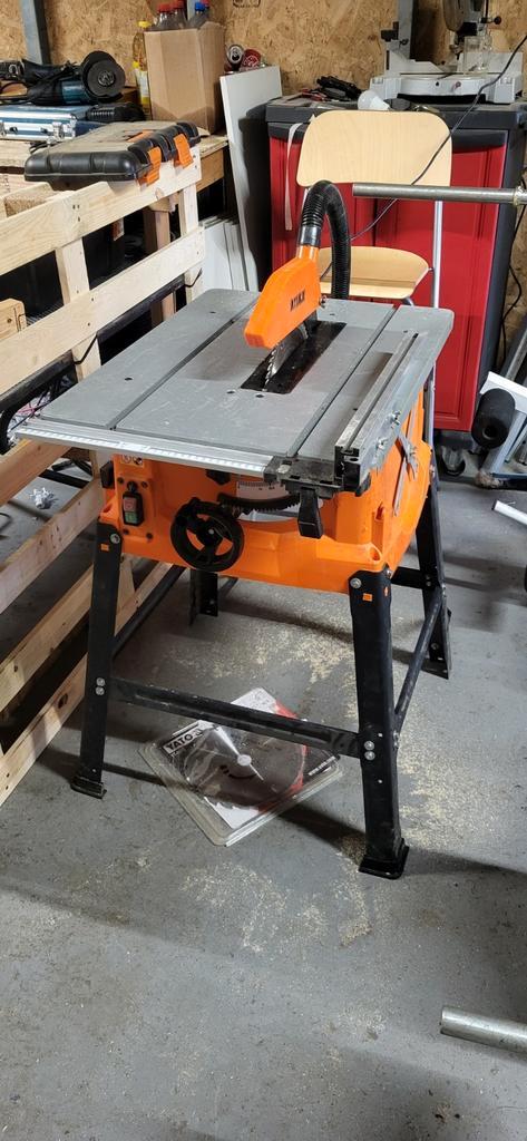 Zaagtafel ATIKA op onderstel – werkt perfect!, Doe-het-zelf en Verbouw, Gereedschap | Zaagmachines, Zo goed als nieuw, 1200 watt of meer