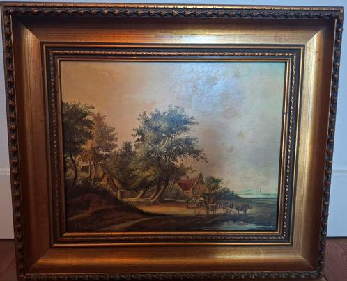 Landscape Holland, Antiek en Kunst, Kunst | Schilderijen | Klassiek, Ophalen of Verzenden