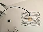 Elegante booglamp met marmeren voet, Ophalen, Gebruikt, Glas, 150 tot 200 cm