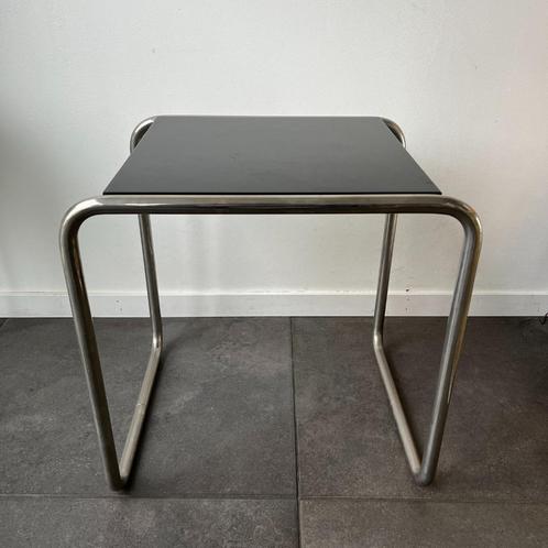 Set van 2 bijzettafels B9 door Marcel Breuer Bauhaus, Huis en Inrichting, Tafels | Bijzettafels, Gebruikt, Rechthoekig, 45 tot 60 cm