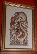 Draak uit slangenhuid, Antiek en Kunst, Kunst | Schilderijen | Klassiek, Ophalen of Verzenden