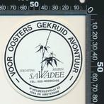 Sticker: Stichting Sawadee Reizen - Amsterdam, Verzenden, Zo goed als nieuw, Bedrijf of Vereniging