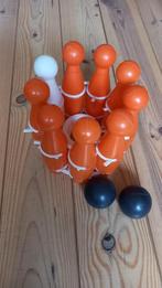 plastic kegelset (9 kegels+2 ballen)- gebruikt, Kinderen en Baby's, Ophalen of Verzenden, Gebruikt, Jongen of Meisje