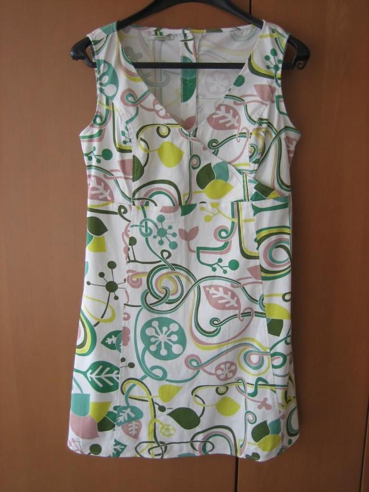 Prachtig zomers jurkje in retrostof SKUNKFUNK 36-38 snazzeys, Kleding | Dames, Jurken, Zo goed als nieuw, Maat 36 (S), Overige kleuren