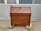 Antieke Eikenhouten Secretaire | 18e Eeuws, Ophalen of Verzenden