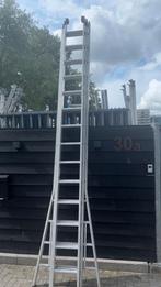 Dirks 3 delige ladder 3x14 sports 10.05 mtr lang, Ophalen, Gebruikt, 4 meter of meer