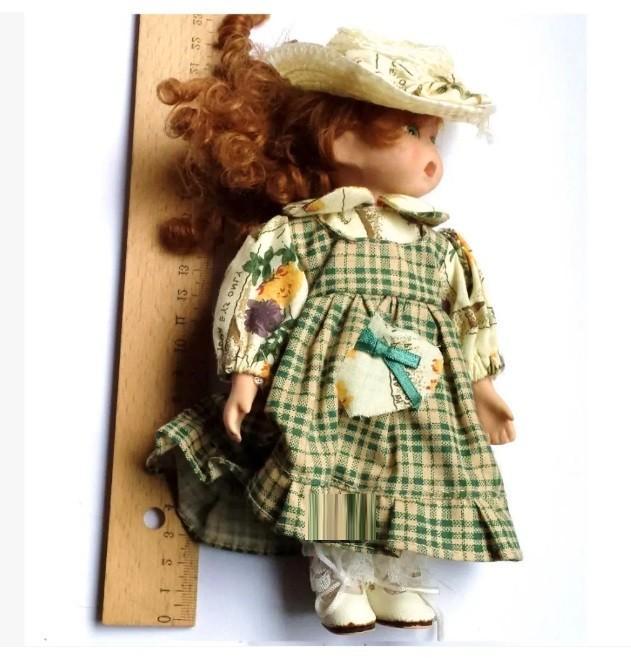 Pop met Haar, Hoed, Pantalon Antieke Vintage Verzameling, Verzamelen, Poppen, Gebruikt, Pop, Ophalen of Verzenden