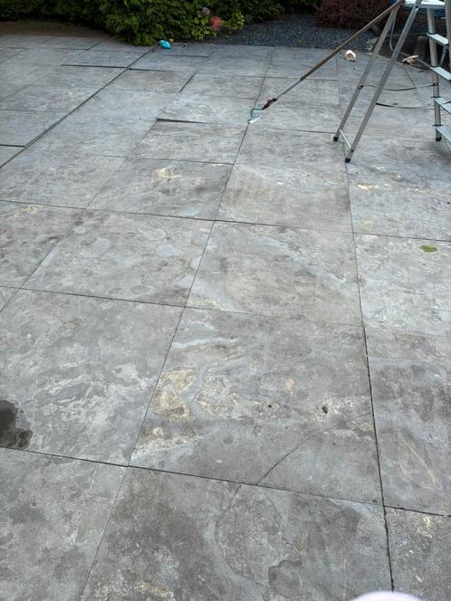 Terras tegels, Tuin en Terras, Tegels en Klinkers, Gebruikt, Terrastegels, Natuursteen, 10 m² of meer, Ophalen