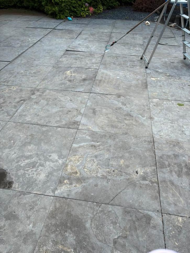 Terras tegels, Tuin en Terras, Tegels en Klinkers, Gebruikt, Terrastegels, Natuursteen, 10 m² of meer, Ophalen