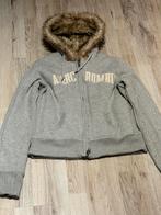 Abercrombie winter hoodie vintage 90’ maat L, Grijs, Maat 42/44 (L), Ophalen of Verzenden, Zo goed als nieuw