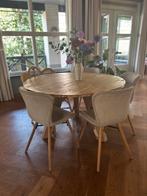 Woood Rhonda eettafel 130 cm diameter, Ophalen, Gebruikt, Rond, 100 tot 150 cm