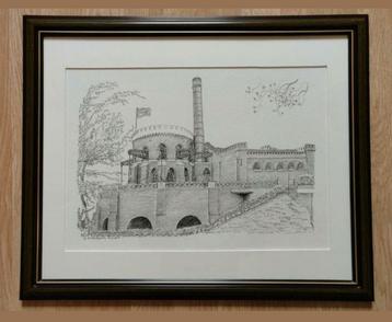 Cruquius Gemaal Pentekening - Hoofddorp beschikbaar voor biedingen