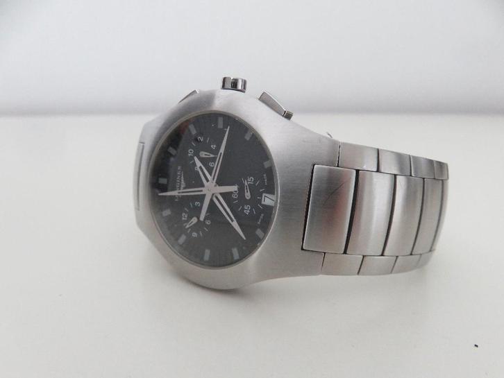 Longines horloge, Sieraden, Tassen en Uiterlijk, Horloges | Heren, Zo goed als nieuw, Polshorloge, Overige merken, Staal, Staal