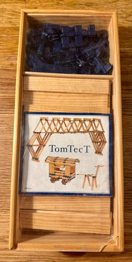 Kapla Tom Tect compleet zgan 420 onderdelen, Kinderen en Baby's, Speelgoed | Houten speelgoed, Zo goed als nieuw, Overige typen