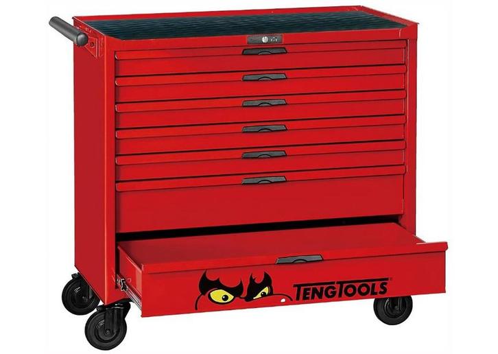 Gereedschapswagen rood foam mini master 399 delig Teng Tools, Auto diversen, Autogereedschap, Zo goed als nieuw, Ophalen