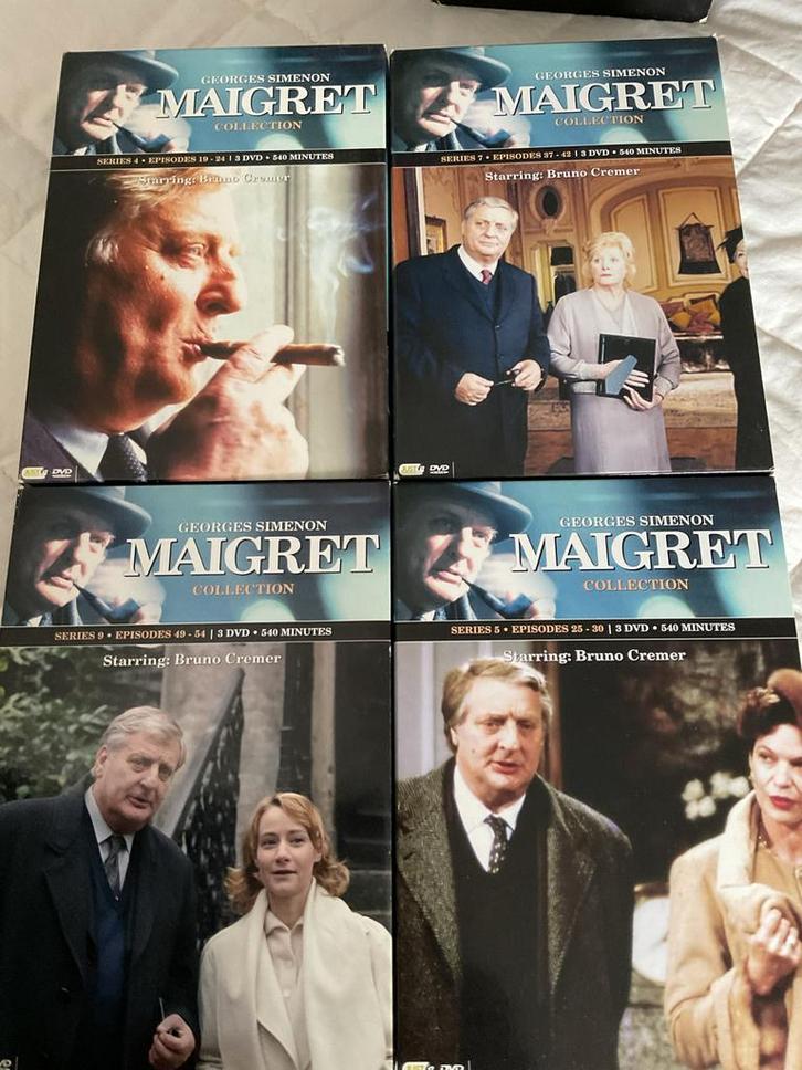 Maigret Collection DVD Boxset - Bruno Cremer, Cd's en Dvd's, Dvd's | Tv en Series, Zo goed als nieuw, Thriller, Boxset, Vanaf 12 jaar