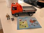Playmobil kiepvrachtwagen 6861 compleet, Ophalen of Verzenden, Zo goed als nieuw