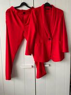 Rood broekpak S Ydence, Kostuum of Pak, Maat 36 (S), Gedragen, Rood