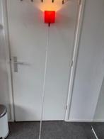 staande lamp oranje, Huis en Inrichting, Lampen | Vloerlampen, Ophalen, Metaal, 100 tot 150 cm