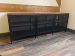 Tv-meubel dressoir, Ophalen, Gebruikt, 100 tot 150 cm, Rustiek industrieel