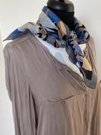 Shawl / sjaal grijs beige bruin blauw, Ophalen of Verzenden, Zo goed als nieuw, Sjaal