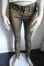 goudkleurige skinny stretch broek /jeans maat 26 van Coolcat, Ophalen, Overige kleuren, Nieuw, Coolcat