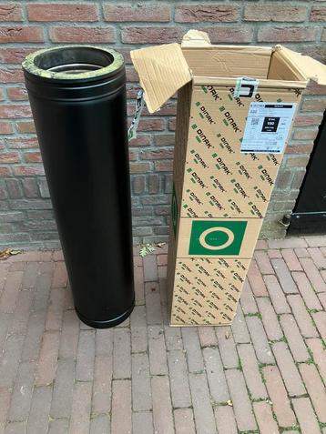 DINAK DW BLACK dia:180mm l:1mrookkanaal