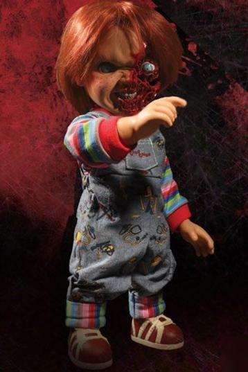 Child´s Play 3 Designer Series Talking Pizza Face Chucky  beschikbaar voor biedingen