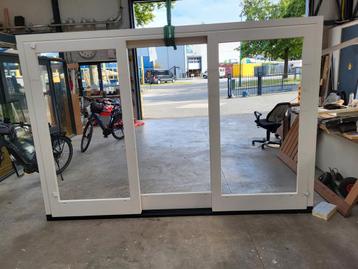 Hh schuifpui incl dubb glas br 318 x hoog 215  nieuw . beschikbaar voor biedingen