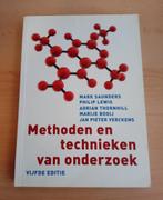 Saunders e.a. Methoden en technieken van onderzoek. 5e druk, Ophalen, Zo goed als nieuw, HBO