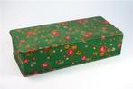 Vintage stoffen opbergdoos, Antiek en Kunst, Curiosa en Brocante, Ophalen of Verzenden