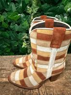 Nieuwe geweldig mooie patchwork laarzen van Sendra maat 37, Sendra, Bruin, Lage of Enkellaarzen, Nieuw