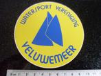 sticker watersport vereniging veluwemeer logo zeilen, Verzenden, Zo goed als nieuw, Bedrijf of Vereniging