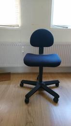 Bureaustoel desk chair, Blauw, Gebruikt, Ophalen