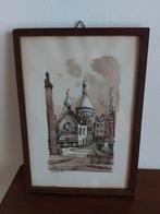 Schilderijtje/  Vintage., Antiek en Kunst, Kunst | Tekeningen en Foto's, Ophalen of Verzenden