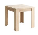 Eettafel Haslund B80 x L80/160 x H78 Eiken kleur, Huis en Inrichting, Tafels | Eettafels, Ophalen, Nieuw, 50 tot 100 cm, Vijf personen of meer