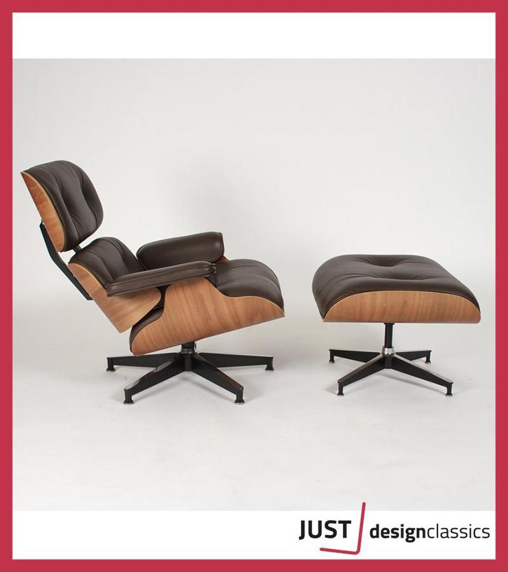 Herman Miller Lounge Chair + Ottoman 50th Anniversary, Huis en Inrichting, Fauteuils, Zo goed als nieuw