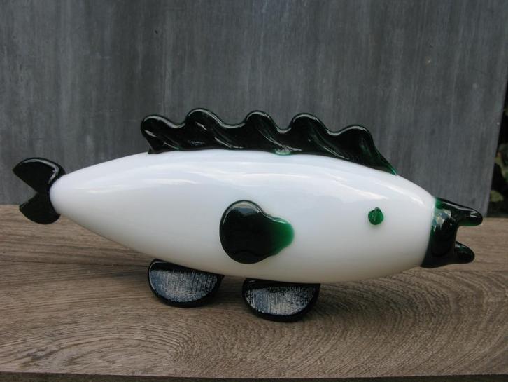 MURANO GLAS VIS VINTAGE, Antiek en Kunst, Antiek | Glas en Kristal, Ophalen of Verzenden