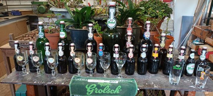 Grolschverzameling, Verzamelen, Biermerken, Zo goed als nieuw, Flesje(s), Grolsch, Ophalen