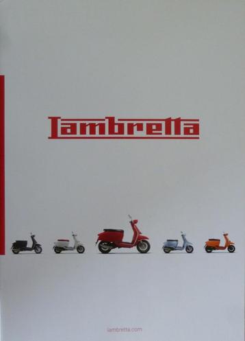 Folder LAMBRETTA 2018 Dikke folder beschikbaar voor biedingen
